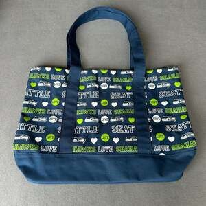 Seattle Seahawks Logo Love NFL Tote Bag FOCO Z43